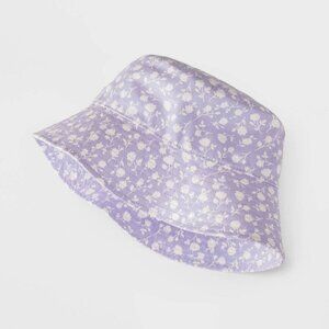 Art Class Kids' Purple/White Bucket Hat - NWT